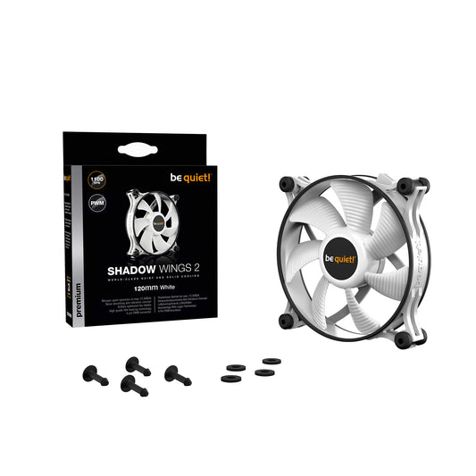 Shadow Wing 2 BeQuiet! 120mm PWM White
