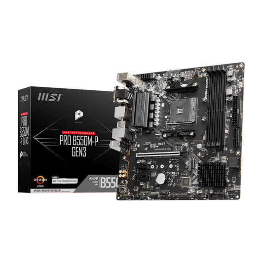 Motherboard MSI B550M-P Gen3 DDR4, AM4 - 4400