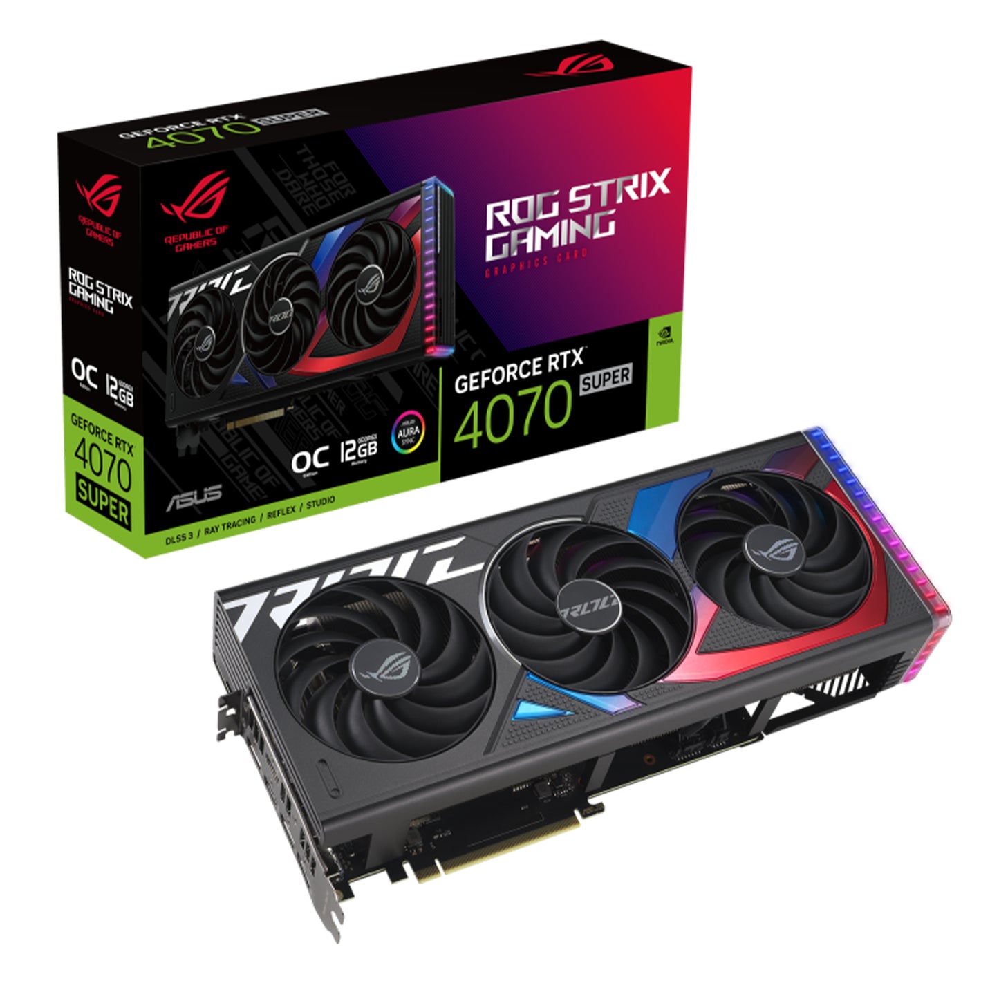 Tarjeta gráfica Asus ROG Strix RTX 4070 Super 12GB OC