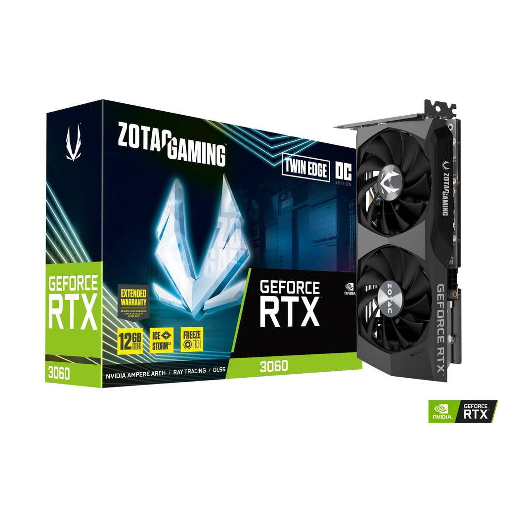 Tarjeta de Video Zotac RTX 3060 Twin Edge - 12GB