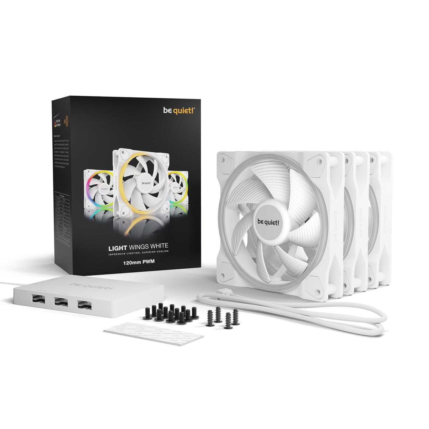 Kit de Ventiladores be Quiet! Light Wings ARGB 120mm