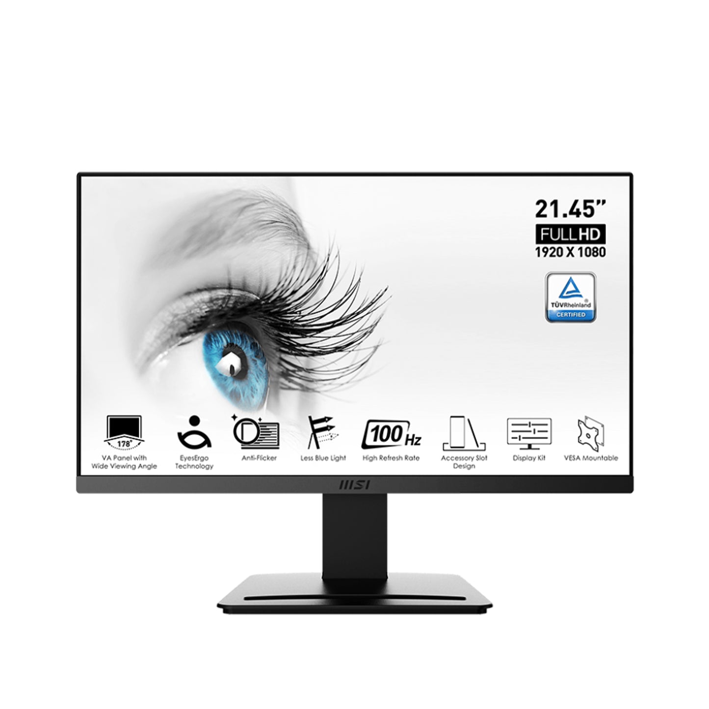 Monitor MSI Pro MP223 21.45" - Negro