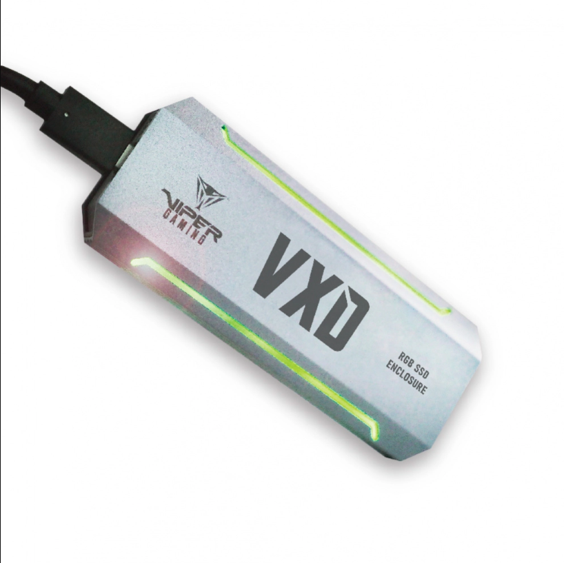 Viper Gaming VXD M.2 PCIe RGB SSD Enclosure