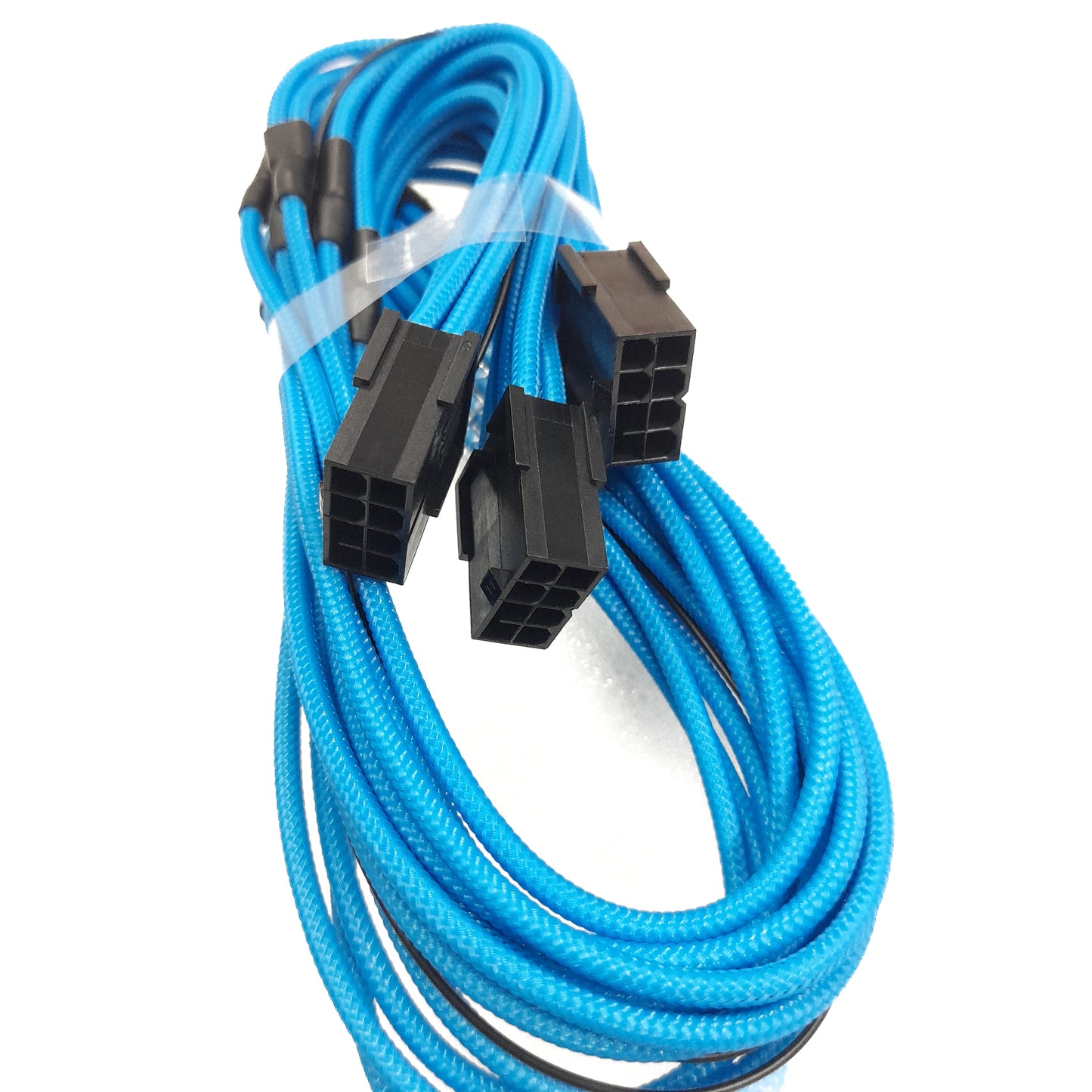 Extensión de cable PCI-e Cablemod Pro 12VHPWR (Light Blue, 16-pin to Triple 8-pin, 45cm)