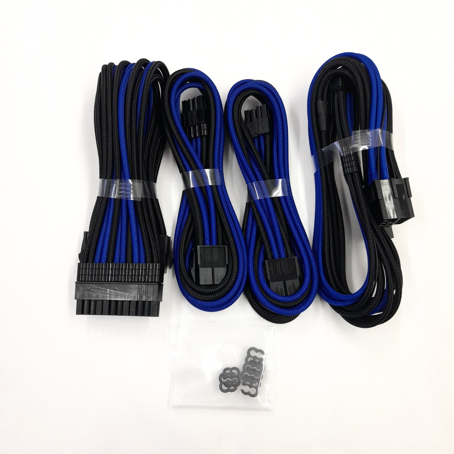 Kit de extensión de cable Cablemod Pro 12VHPWR  (Black + Blue, 16-pin to Triple 8-pin)