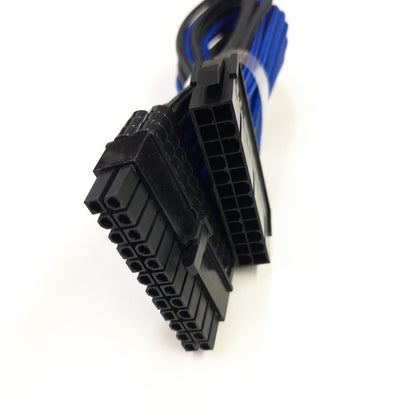 Kit de extensión de cable Cablemod Pro 12VHPWR  (Black + Blue, 16-pin to Triple 8-pin)