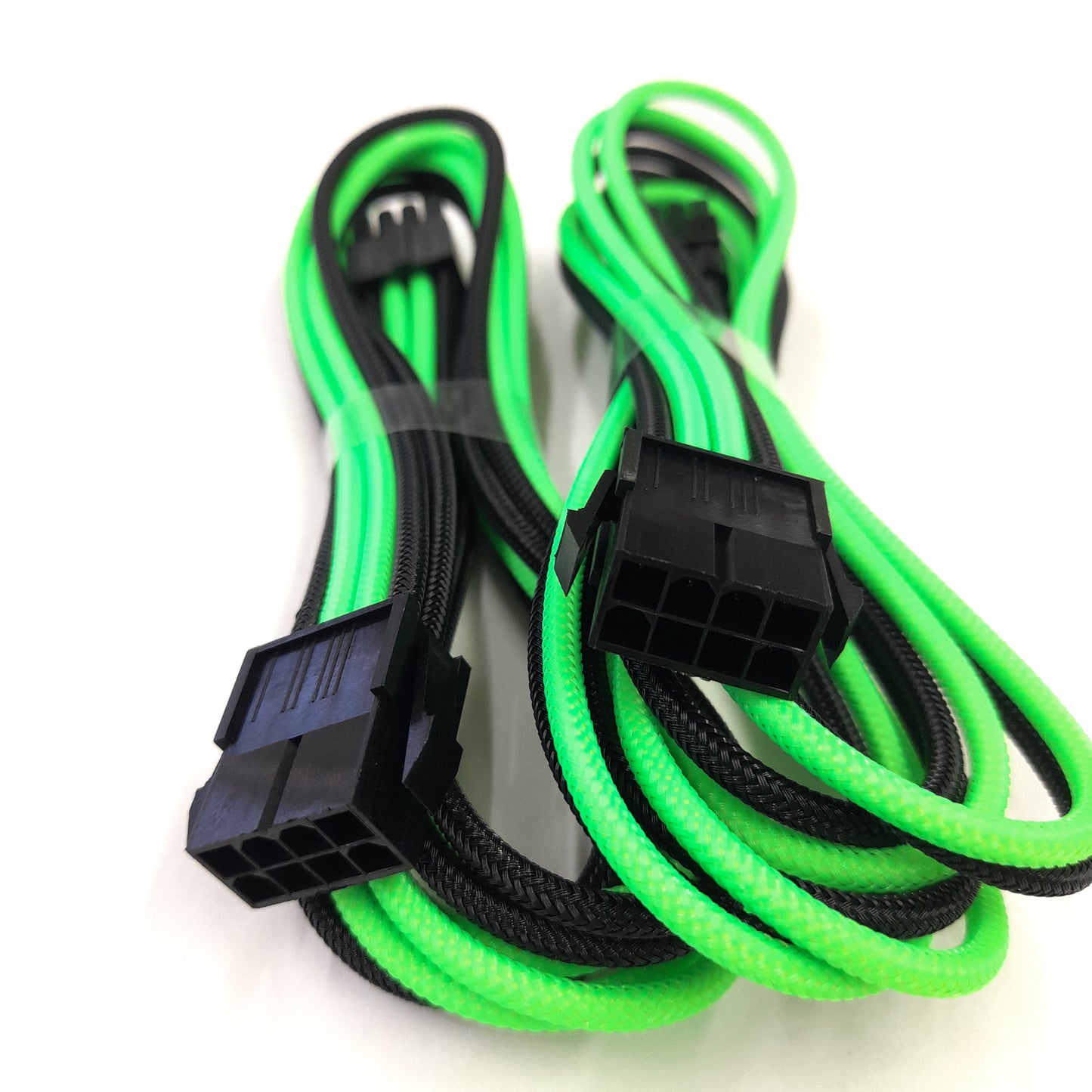 Kit de extensión de cable Cablemod Pro 12VHPWR  (Black + Light Green, 16-pin to Triple 8-pin)