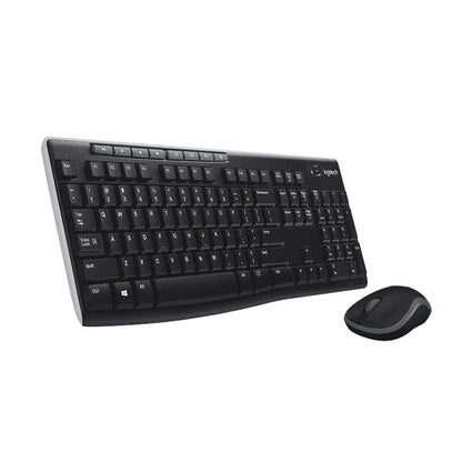 Kit Teclado y Mouse Logitech MK270, Wireless, USB, Inglés