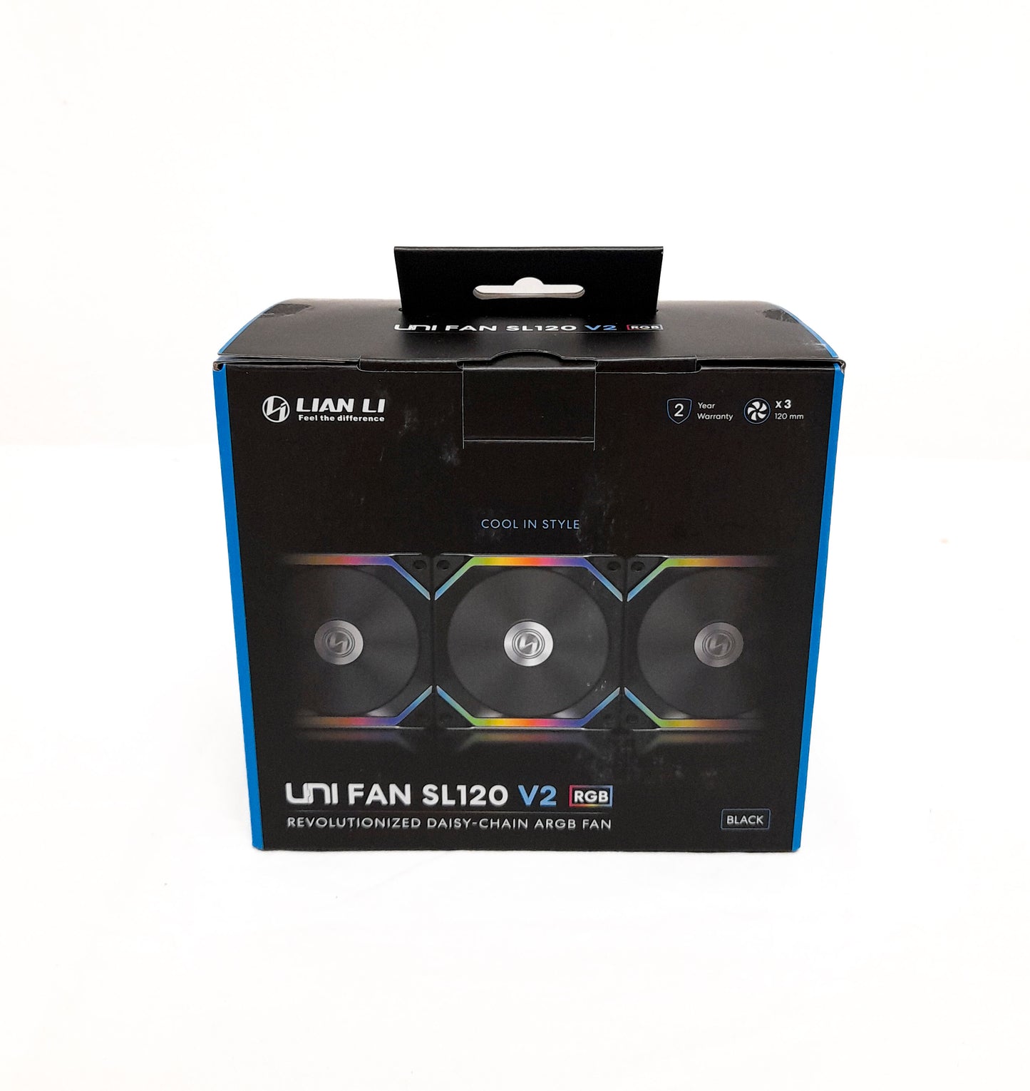 Kit of 3 Lian Li SL120 V2 RGB 120mm Fans