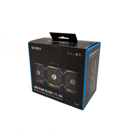 Kit of 3 Lian Li SL120 V2 RGB 120mm Fans