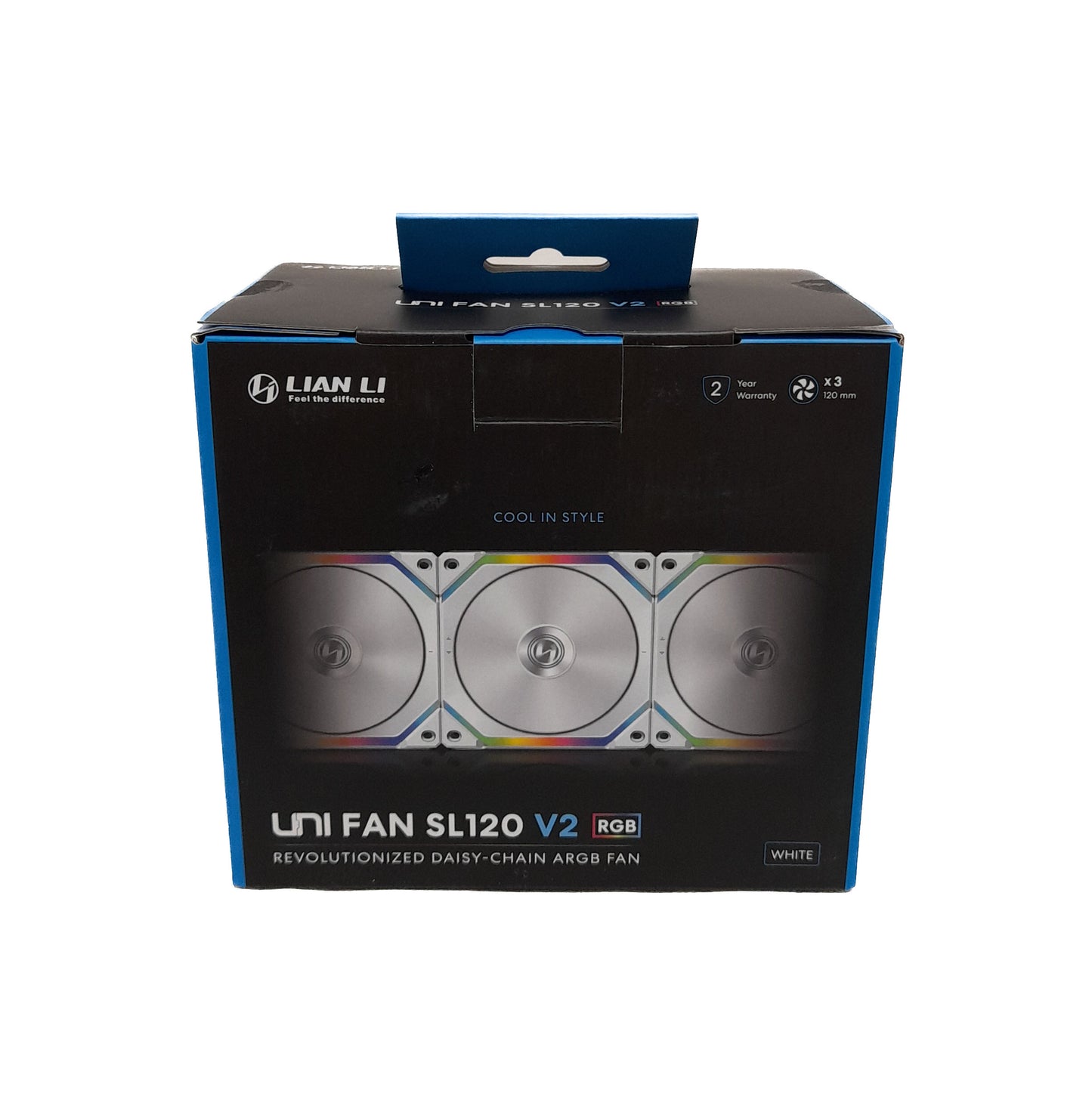 Kit of 3 Lian Li SL120 V2 RGB 120mm Fans