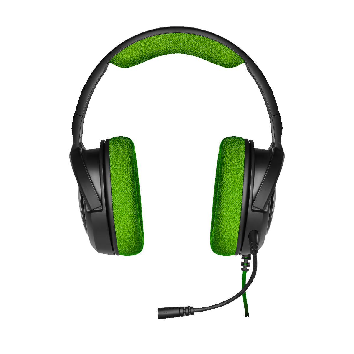 Audifonos Gamer Corsair HS35, Estereo 3.5 Alámbrico - Verde