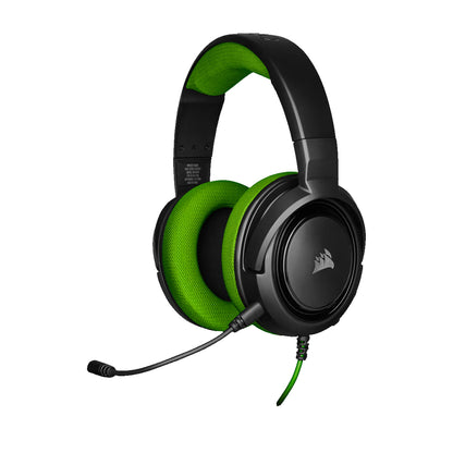 Audifonos Gamer Corsair HS35, Estereo 3.5 Alámbrico - Verde