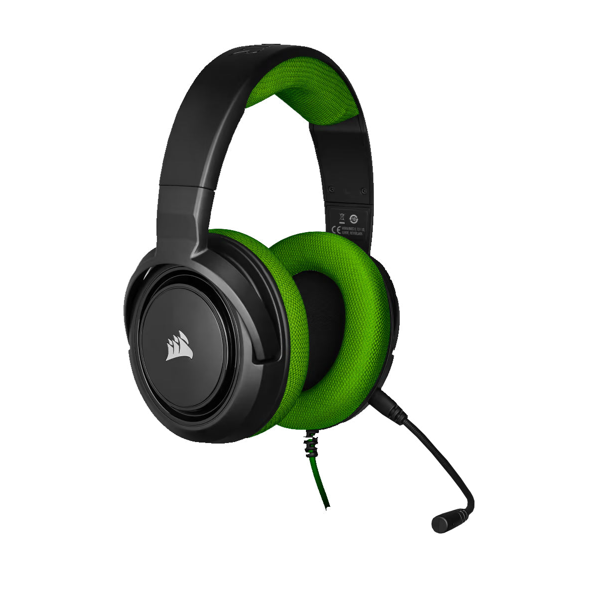 Audifonos Gamer Corsair HS35, Estereo 3.5 Alámbrico - Verde