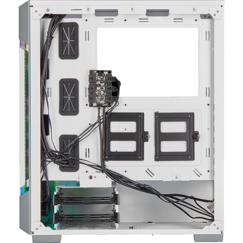 Gabinete Corsair ICUE 220T RGB Airflow - Acero y Blanco