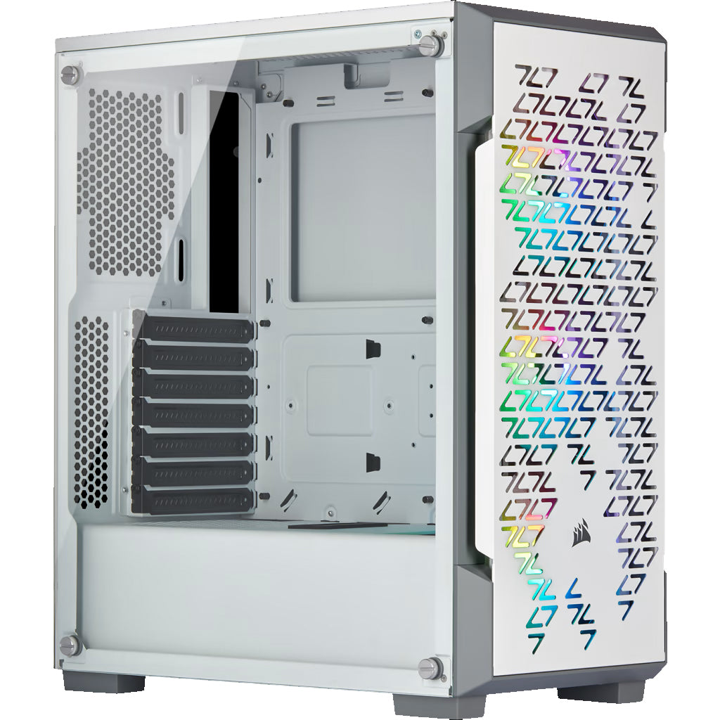 Gabinete Corsair ICUE 220T RGB Airflow - Acero y Blanco