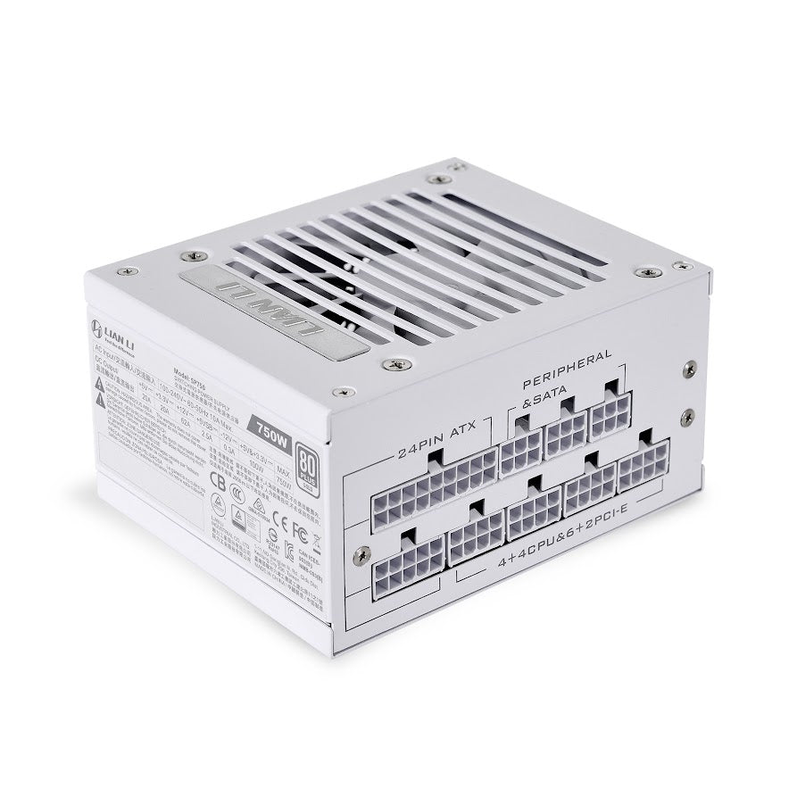 Fuente de Poder LianLi SP750 - SFX 750W Blanco