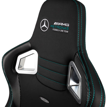 Silla Gamer noblechairs Epic - Edición Mercedes-AMG Petronas F1 Team 2021