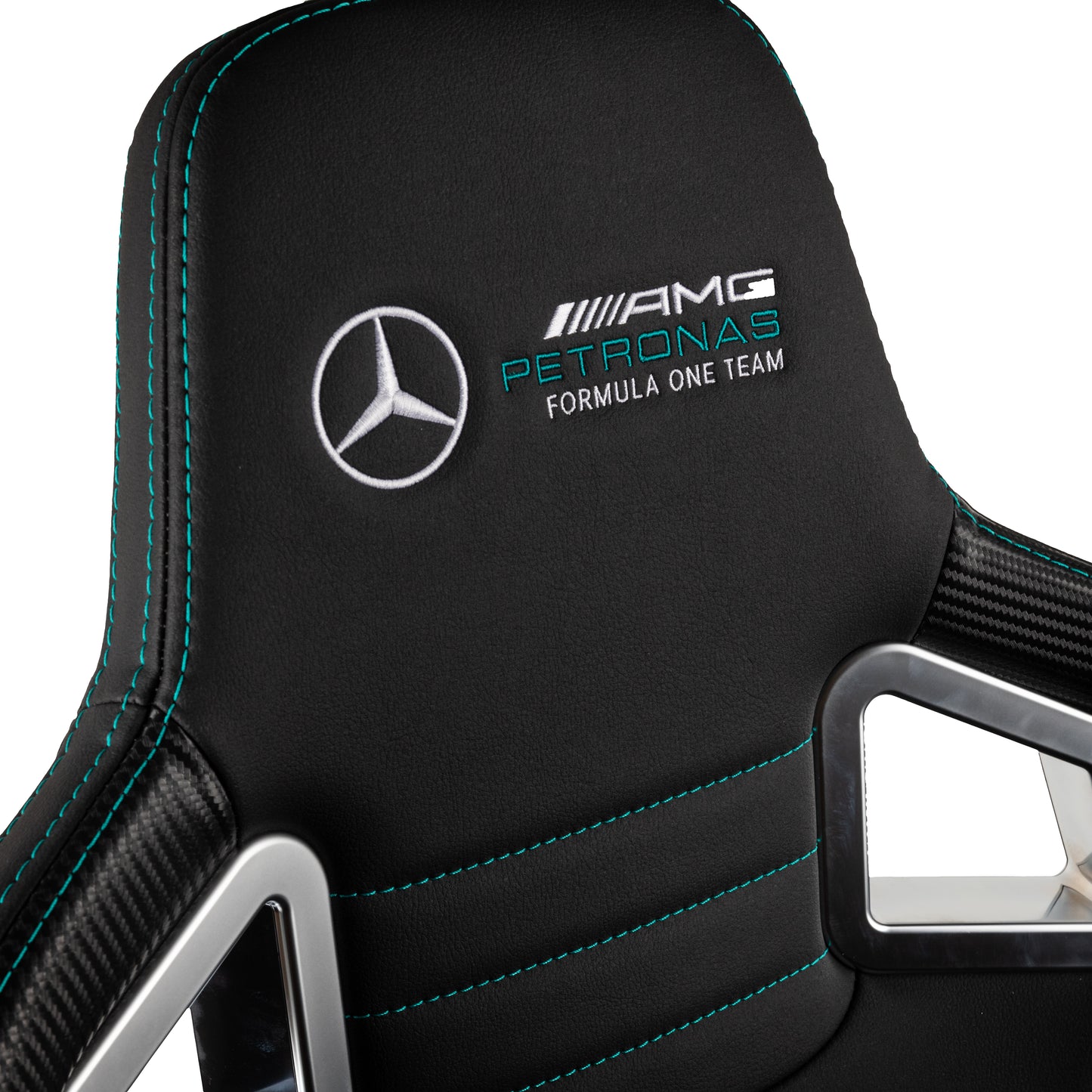 Silla Gamer noblechairs Epic - Edición Mercedes-AMG Petronas F1 Team 2021