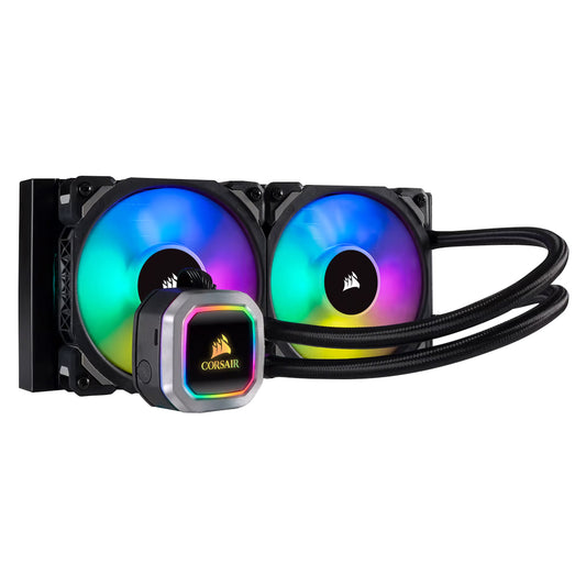 Enfriamiento Líquido de CPU Corsair Hydro Series H100i Platinum 240mm - RGB PWM Fan - REACONDICIONADO