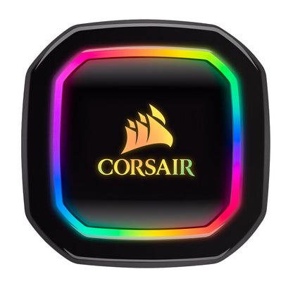 Enfriamiento Líquido de CPU Corsair H100i RGB Pro XT 240mm - NonLed PWM Fan - Negro - REACONDICIONADO