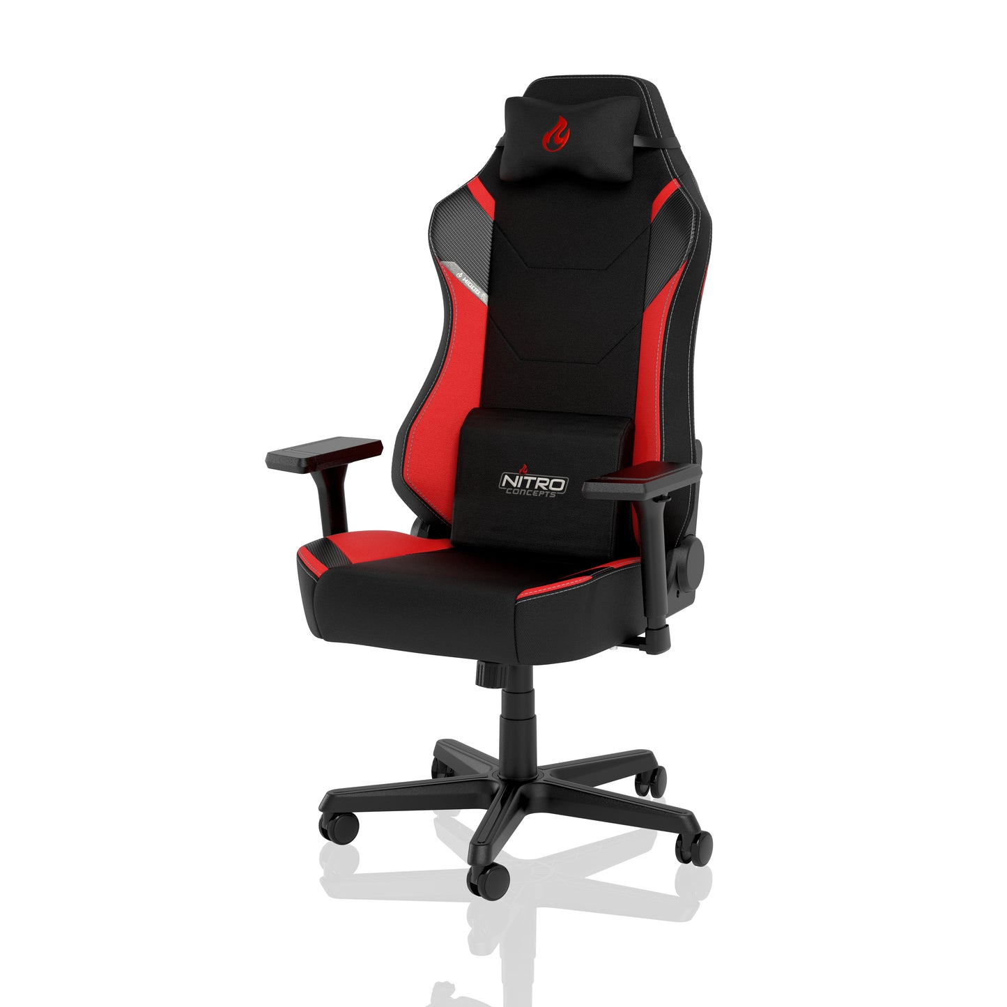 Gaming Chair Nitro Concepts X1000 Fabric - Black/Red