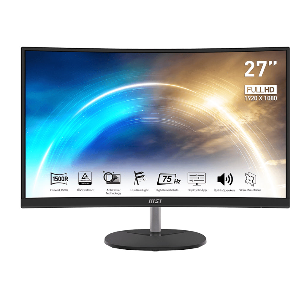 MSI PRO MP271C 27" Curved Monitor - White