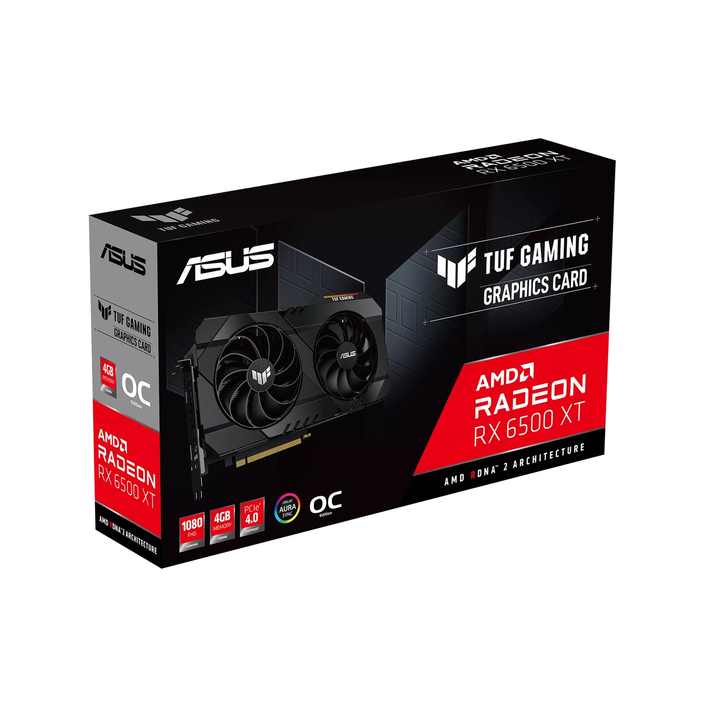 Tarjeta Gráfica ASUS TUF Gaming Radeon™ RX 6500 XT OC Edition 4GB GDDR6