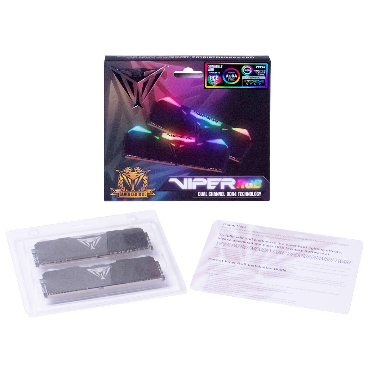 Memoria RAM DDR4 Viper RGB 8GB