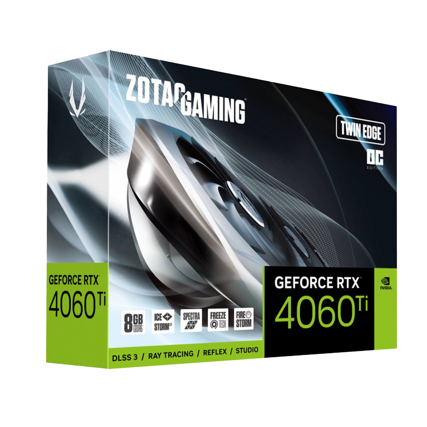 Tarjeta de Video Zotac Gaming GeForce RTX 4060 Ti 8GB Twin Edge OC