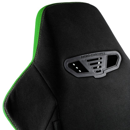 Gaming Chair Nitro Concepts S300 Fabric - Black/Green