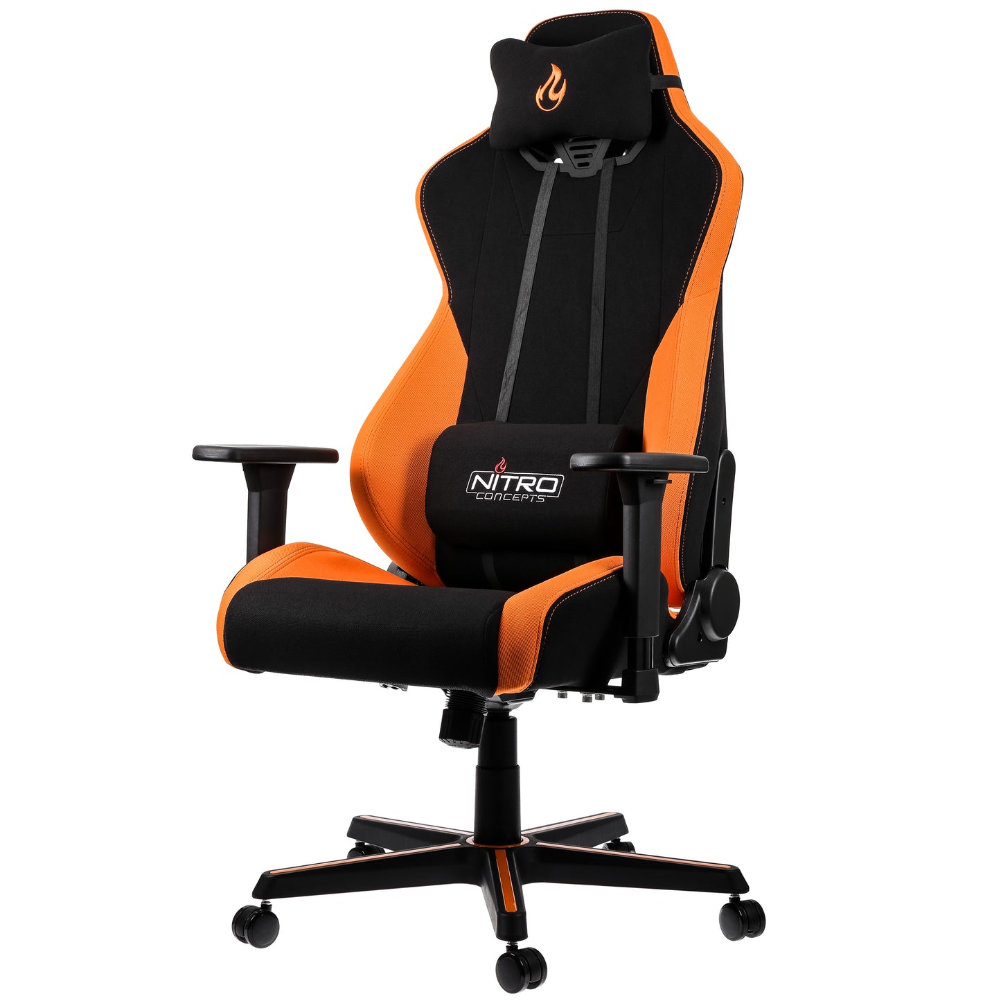 Silla Gamer Nitro Concepts S300 Tela - Black/Orange