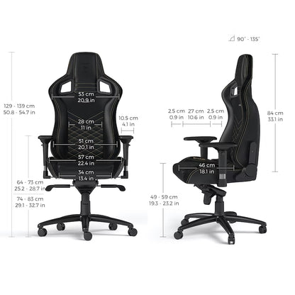 Gaming Chair noblechairs Epic - Black/Gold