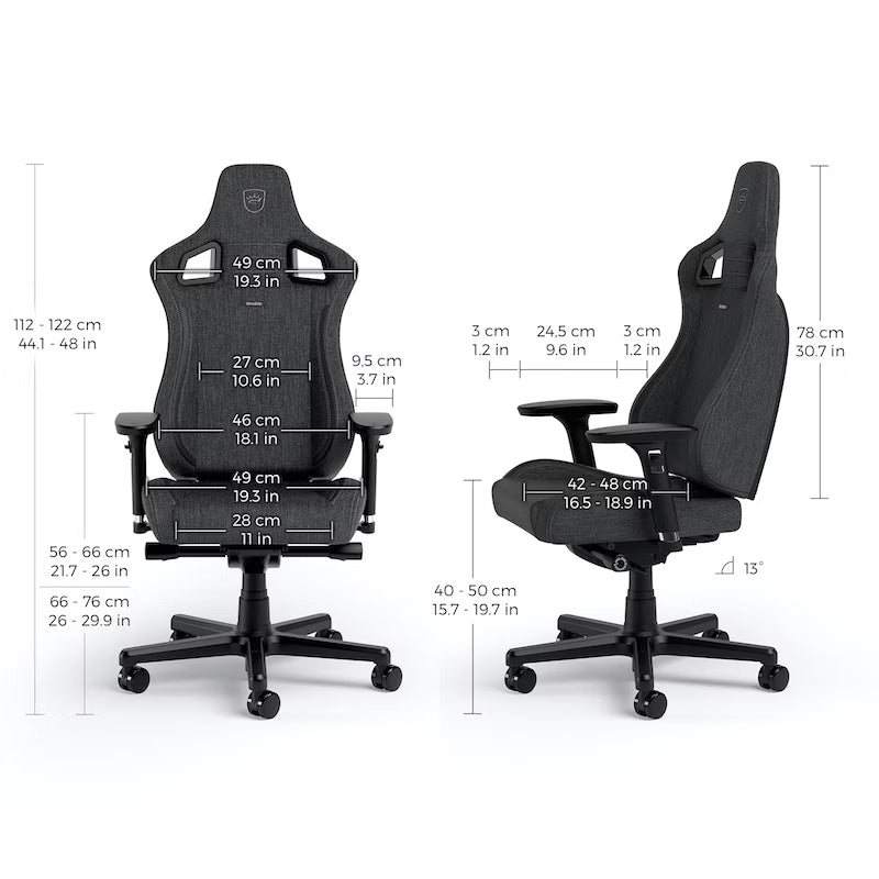 Silla Gamer noblechairs Epic Compact - Anthracite/Carbon