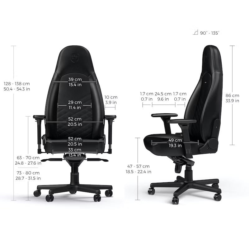 Gaming Chair noblechairs Icon - Black