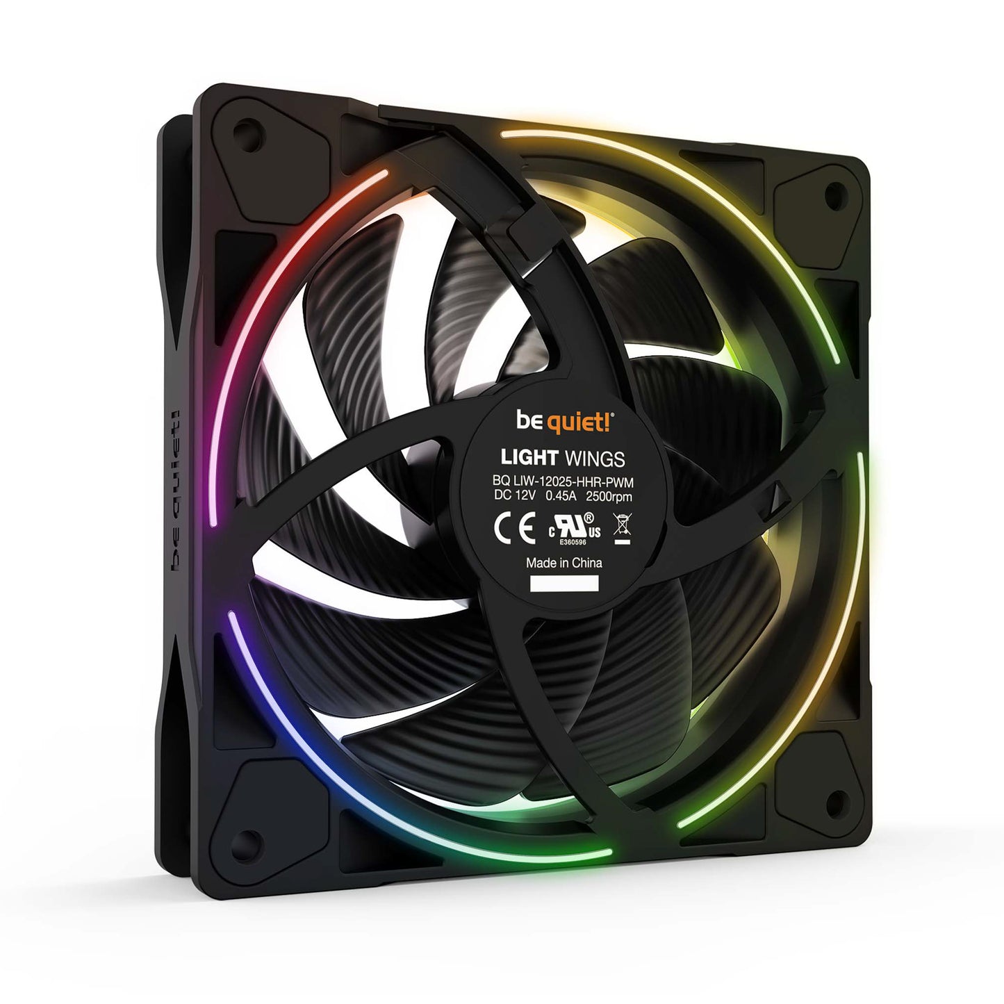 Ventilador be Quiet! Light Wings ARGB 120mm Alta V.