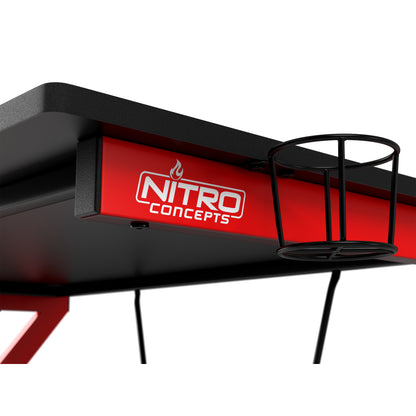 Nitro Concepts D12 Gaming Desk - Red