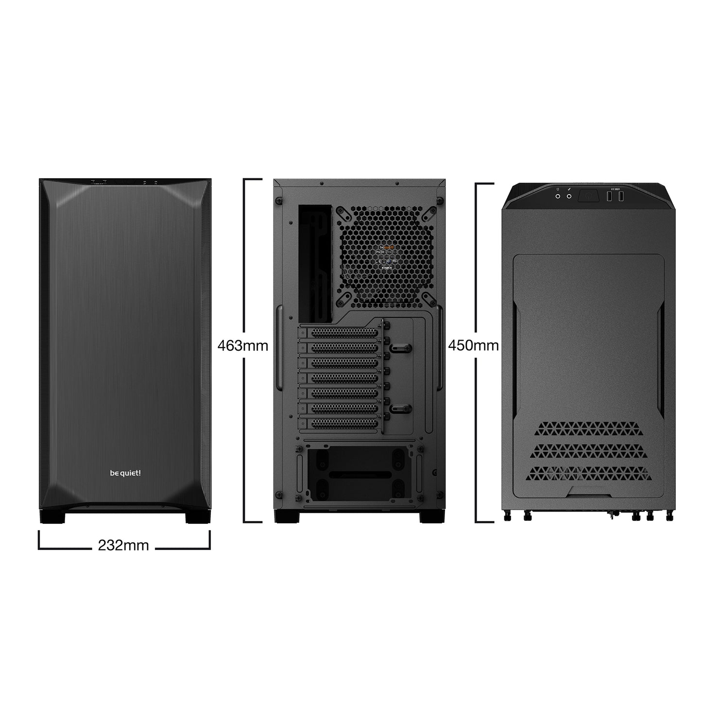 PC Case BeQuiet! Pure Base 500 Window 