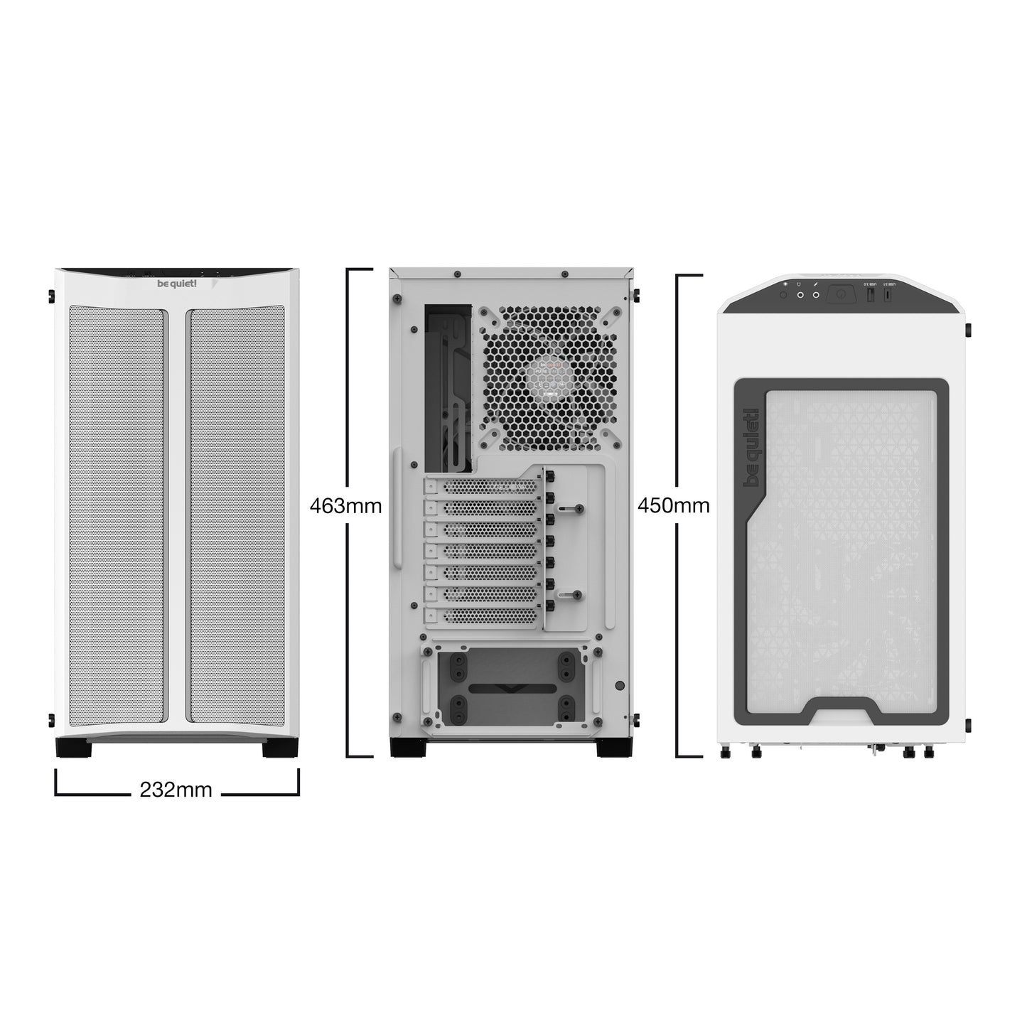 Gabinete BeQuiet! Pure Base 500DX Window