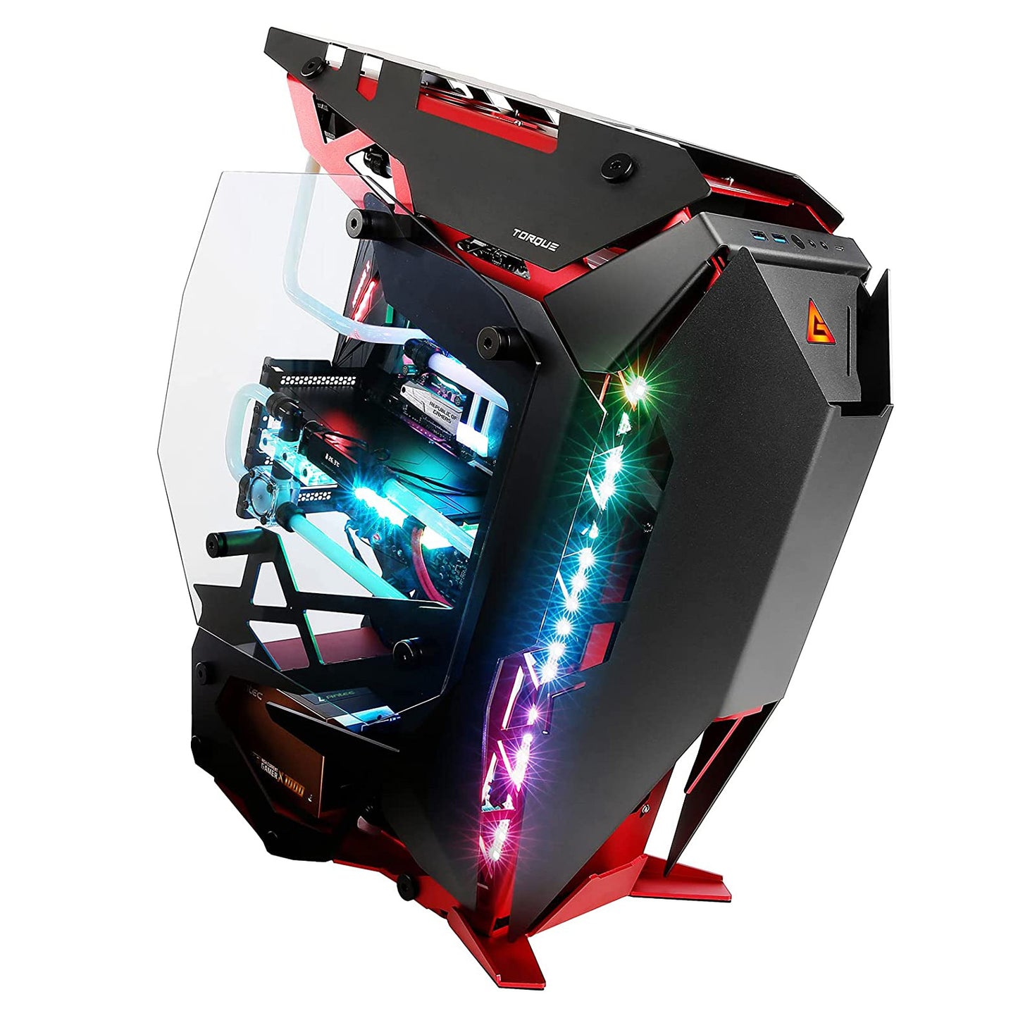 Antec Torque Black/Red PC Case - Aluminum 