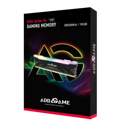 Memoria RAM DDR4 AddLink Spider X4 RGB Black