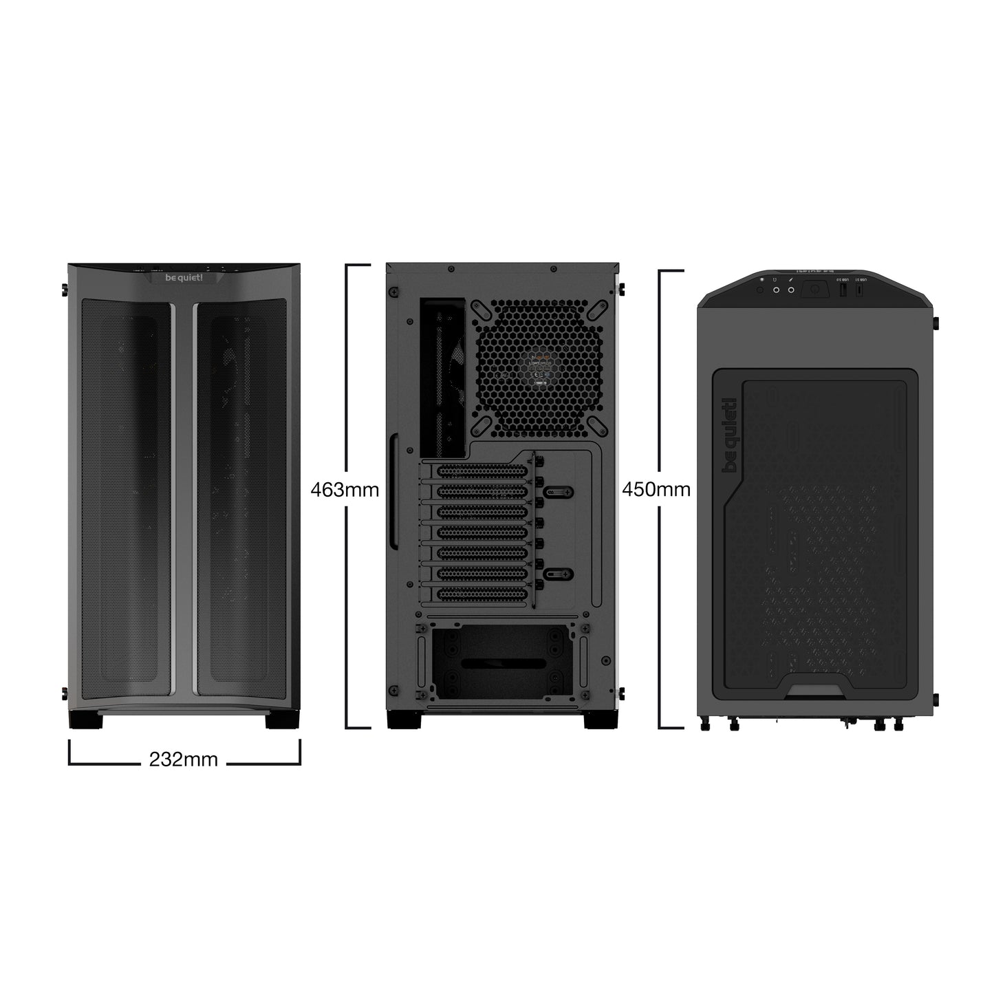 Gabinete BeQuiet! Pure Base 500 FX Window